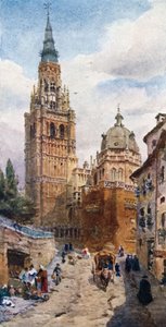 Toledo, a Catedral (cor litho) de William Wiehe Collins