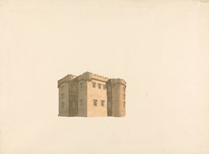 Castelo de Cluny, Aberdeenshire, Escócia: Perspectiva de William Wilkins