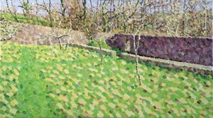 Orchard in Winter Sun, 2011 (óleo sobre tela) de William Wilkins