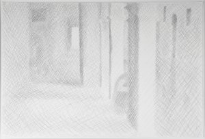 Sotoportego Salviati, Veneza, 2009 (lápis sobre papel) de William Wilkins