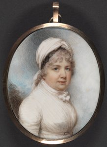 Sra. Ellen Devis (1746-1820) (wc e bodycolour em marfim)