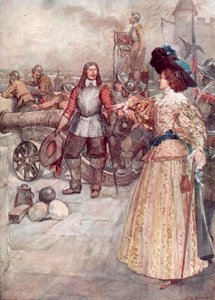 Mademoiselle De Montpensier disparando o canhão