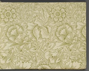 Livro de amostra de papel de parede, antes de 1917 (impressão) de William and Company Morris