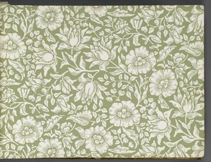 Livro de amostra de papel de parede, antes de 1917 (impressão) de William and Company Morris