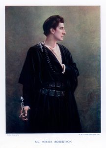 John Forbes-Robertson, ator britânico e gerente de teatro, 1901. de William and Daniel Downey
