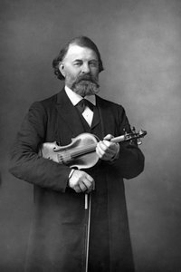 Joseph Joachim 1831-1907, violinista húngaro, maestro e compositor, 1890. de William and Daniel Downey