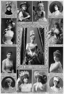Principais atrizes do século XIX, 1890.