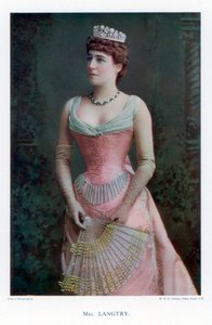 Lillie Langtry, atriz britânica, 1901. de William and Daniel Downey