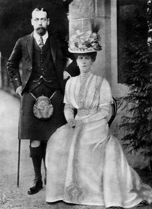 Príncipe e princesa de Gales, 1909 1937 de William and Daniel Downey