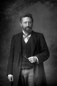 Professor William Edward Ayrton 1847-1908, físico e engenheiro elétrico britânico, 1893. de William and Daniel Downey