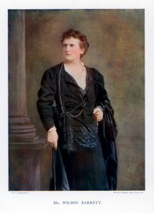 Wilson Barrett, ator, gerente e dramaturgo inglês, 1901. de William and Daniel Downey