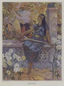 Automne (Outono) (cor litho) de William de Leftwich (after) Dodge