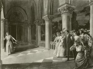 Lucia di Lammermoor, ato III cena vi (gravura)