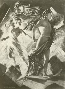 Orfeu e Eurídice, cena do Ato I (gravura)
