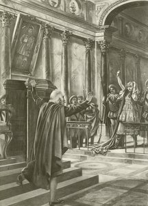 A garota boêmia, ato II cena iv (gravura)