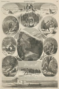 Cenas da vida de um caçador, de &39;Harper&39;s Weekly&39;, 17 de outubro de 1868