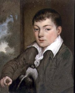 David FitzHerbert, c.1817 (ardósia)