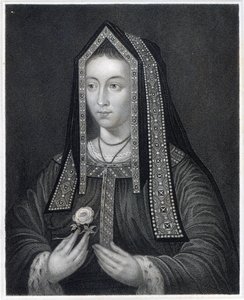 Retrato de elizabeth de york de William the Younger Holl
