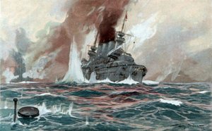 Submarino, c1905 (aguarela)
