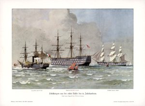 Tipos de navios da primeira metade do século XIX, 1900.