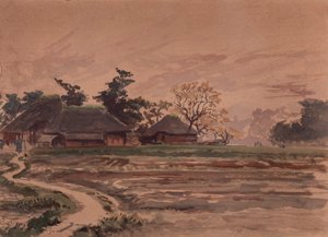 Paisagem com casas. de Winckworth Allan Gay
