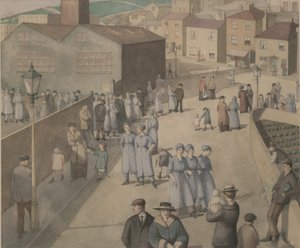 Deixando as obras de munições de Winifred Knights