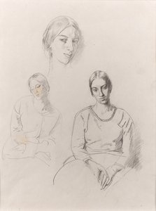 Autorretrato (lápis sobre papel)
