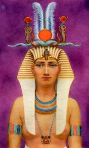Hatshepsut, rainha egípcia antiga da dinastia 18, século XV aC 1926.