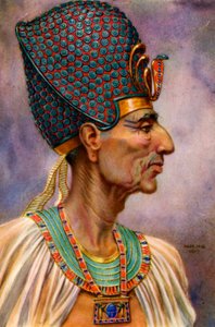 Ramsés II, faraó egípcio antigo da 19a dinastia, século XIII aC 1926.