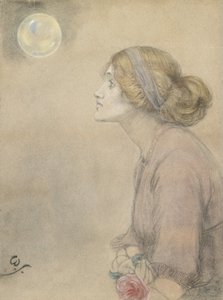 Gertrude Sandys (pastel sobre papel) de Winifred Sandys