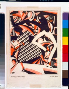 Desenho a duas cores" / Interpretação do Harlem Jazz I
