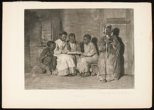 Manhã de domingo na velha Virgínia, c.1888-91 (fotogravura sobre papel de wove)