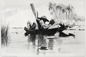 Um partido de pesca, 1890. de Winslow Homer