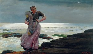Uma luz no mar, 1897 de Winslow Homer
