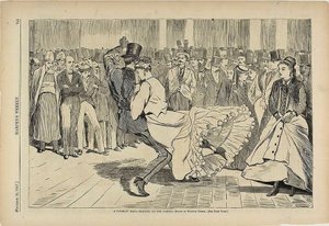 Um baile parisiense a dançar no casino de Winslow Homer