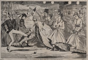 Um Baile Parisiense - A dançar no Mabille, em Paris de Winslow Homer