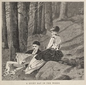 Um dia tranquilo no bosque de Winslow Homer