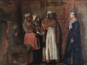 Uma visita da velha senhora de Winslow Homer