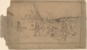 Advance of the Skirmish Line, 1864. de Winslow Homer