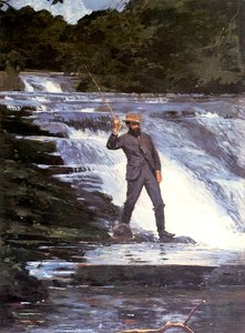 Um pescador, 1874 de Winslow Homer