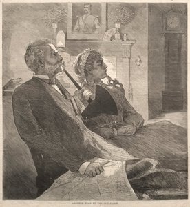 Mais um ano pelo relógio antigo, 1870. de Winslow Homer