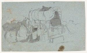 Carroça e mula do exército de Winslow Homer