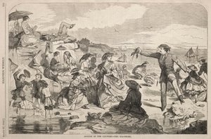 Agosto no país - O litoral, 1859. de Winslow Homer