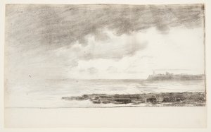 Baía em Cullercoats, Inglaterra de Winslow Homer
