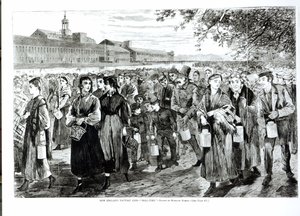 &39;Bell Time&39;, New England Factory Life, da &39;Harper&39;s Weekly&39; de Winslow Homer