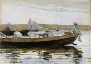 Rapazes num Dory de Winslow Homer