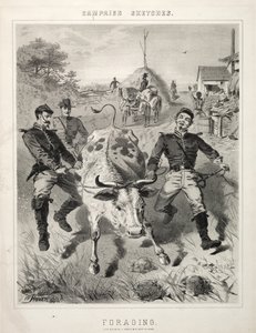 Esboços de campanha: procura de provisões de Winslow Homer