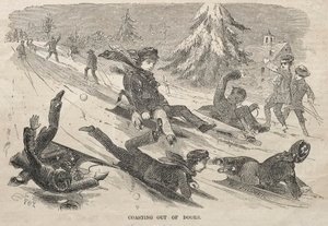 A costa fora de portas de Winslow Homer