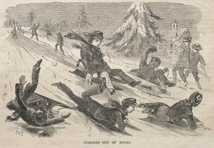 Litoral fora de portas, 1857. de Winslow Homer