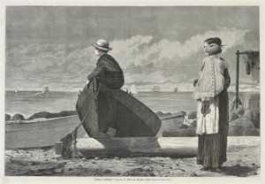 O pai está a chegar! de Winslow Homer
